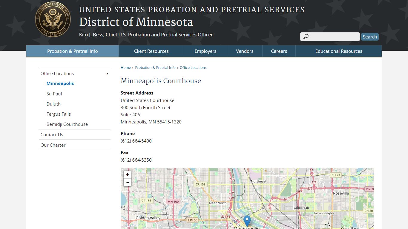 Minneapolis Courthouse | District of Minnesota - United States Courts